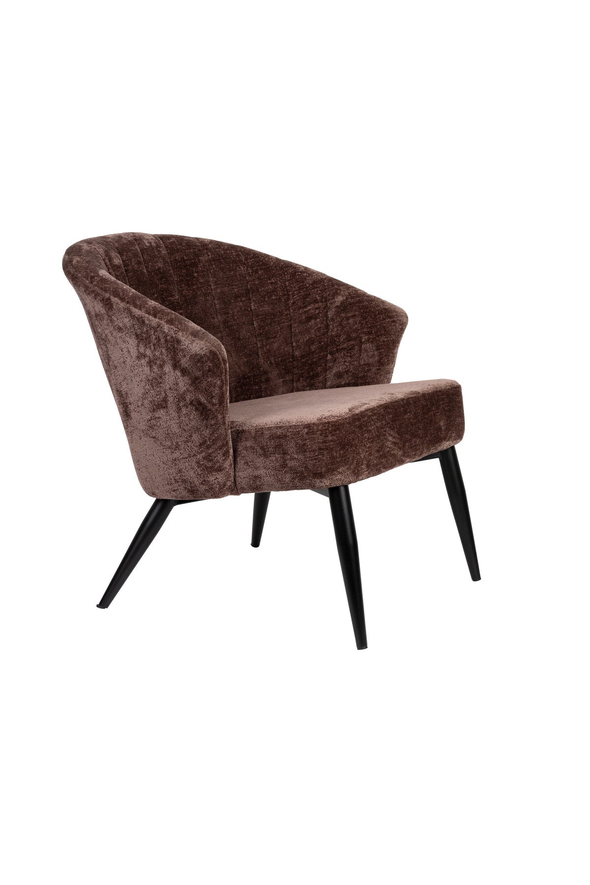 Loungesessel Georgia Lila in Lila präsentiert im Onlineshop von KAQTU Design AG. Sessel mit Armlehnen ist von Dutchbone
