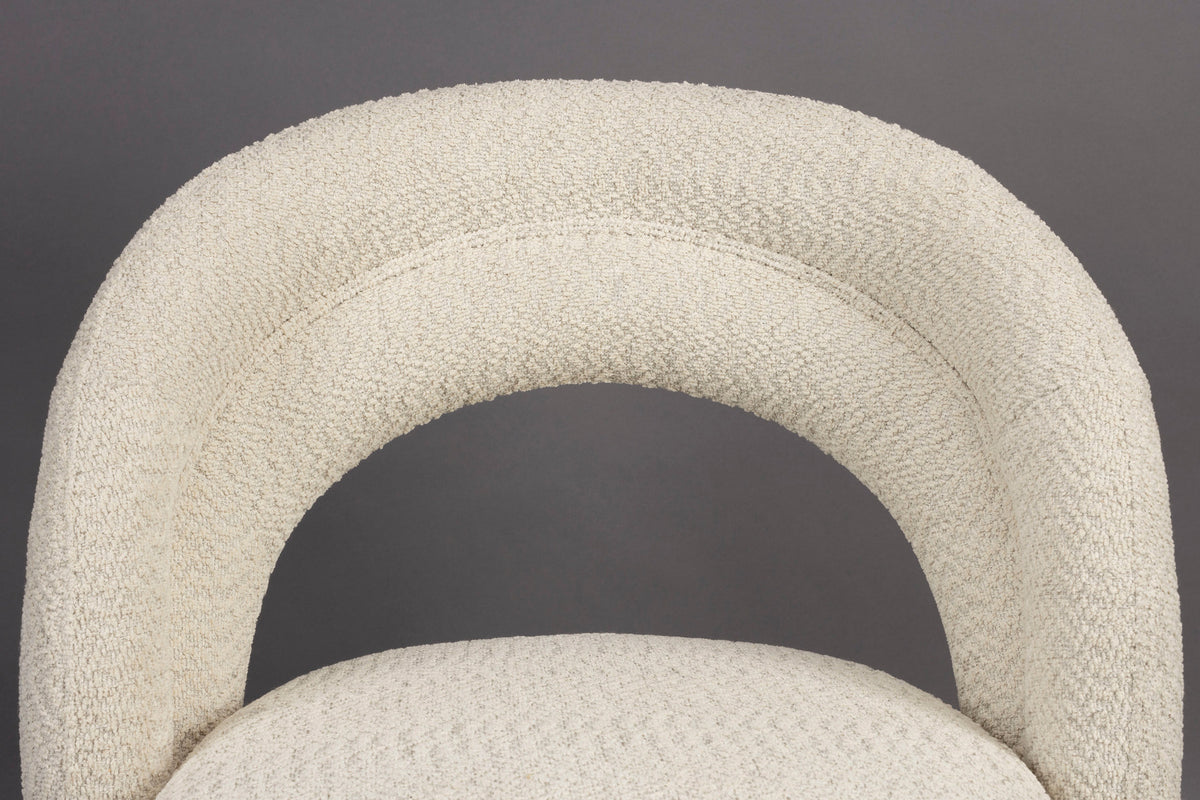 Loungesessel Seina Drehstuhl Beige in Beige präsentiert im Onlineshop von KAQTU Design AG. Drehsessel ist von Dutchbone