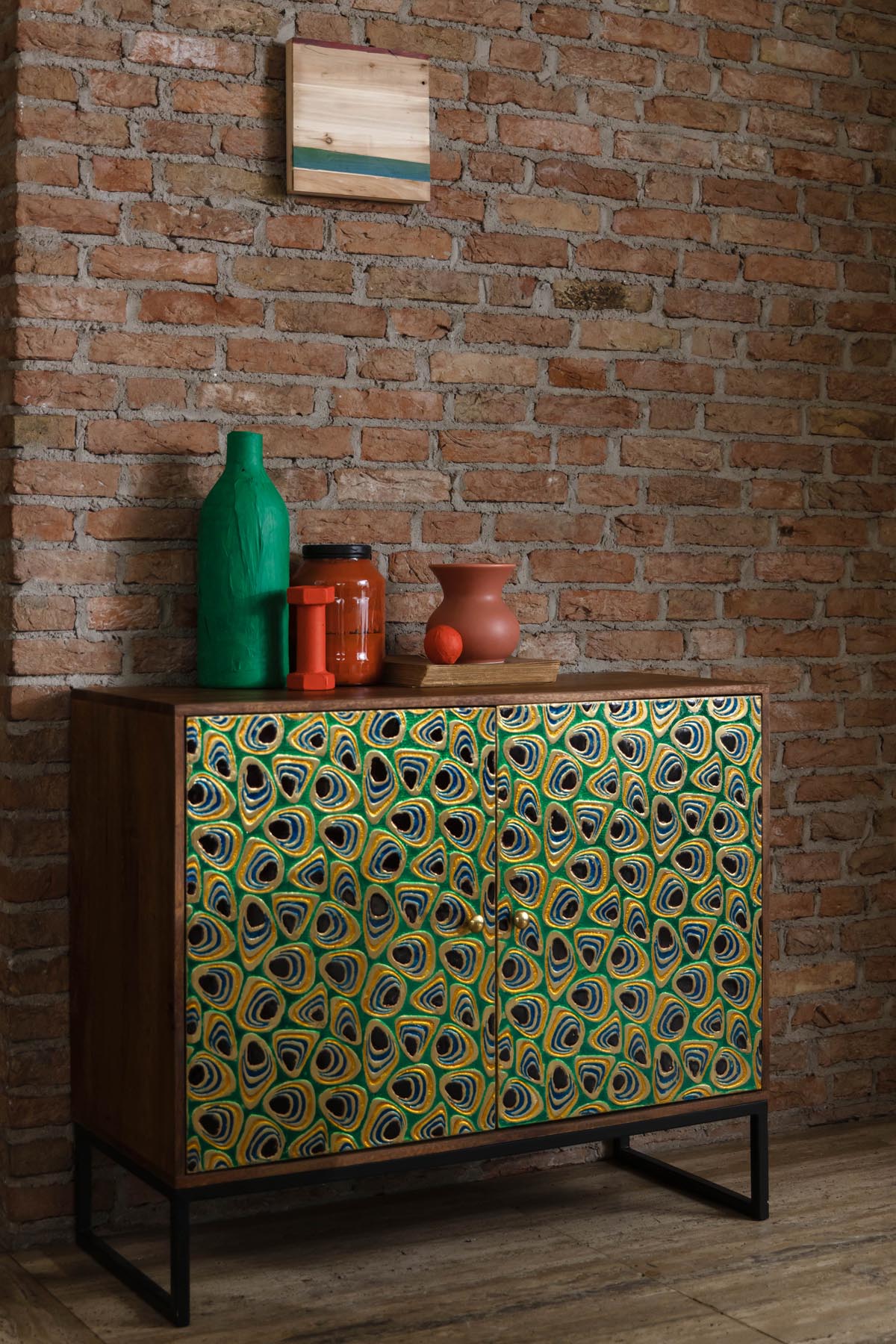 Kabinet Meena in Mehrfarbig präsentiert im Onlineshop von KAQTU Design AG. Cabinet ist von Dutchbone