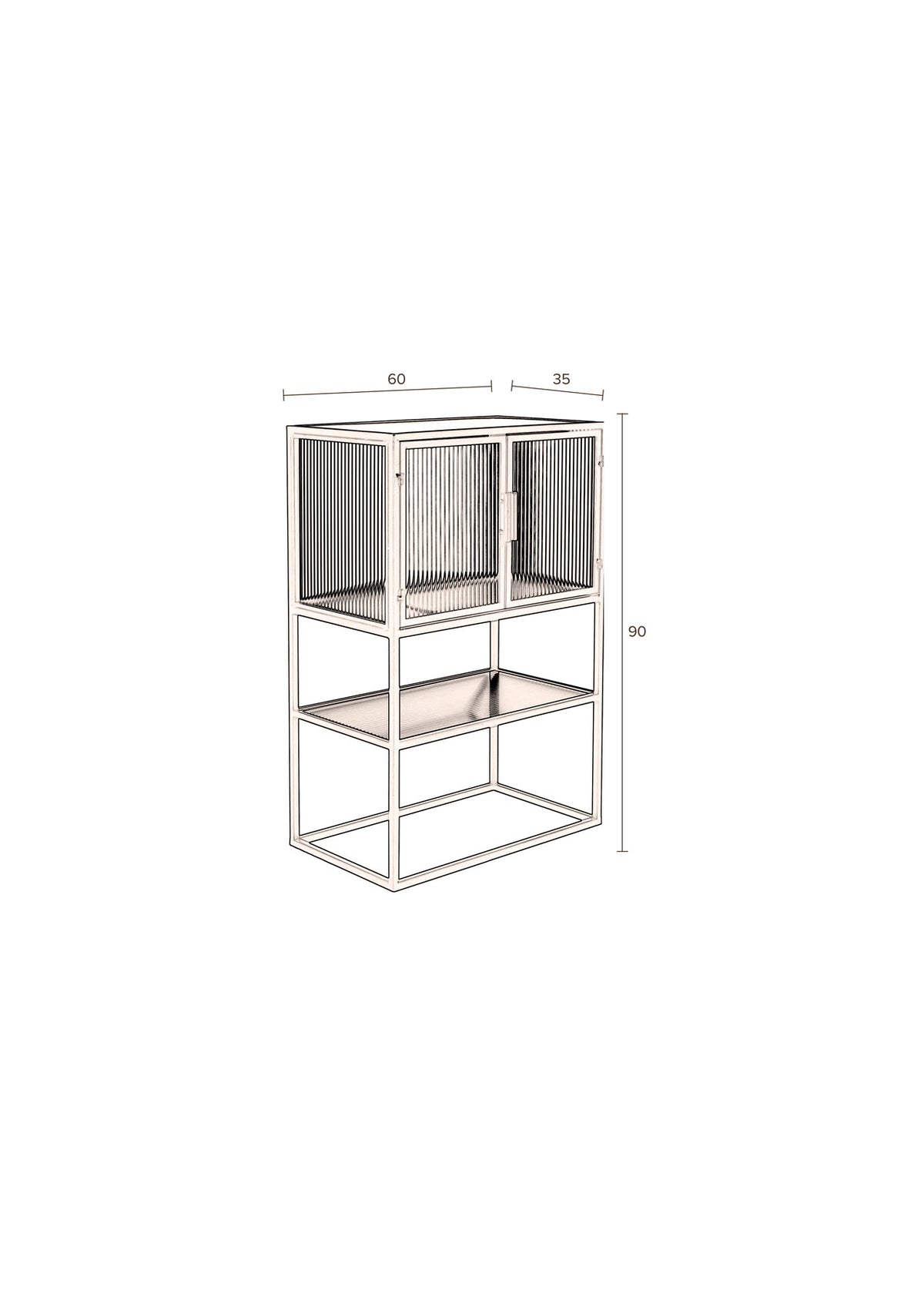 Cabinet Boli S in Schwarz präsentiert im Onlineshop von KAQTU Design AG. Cabinet ist von Dutchbone