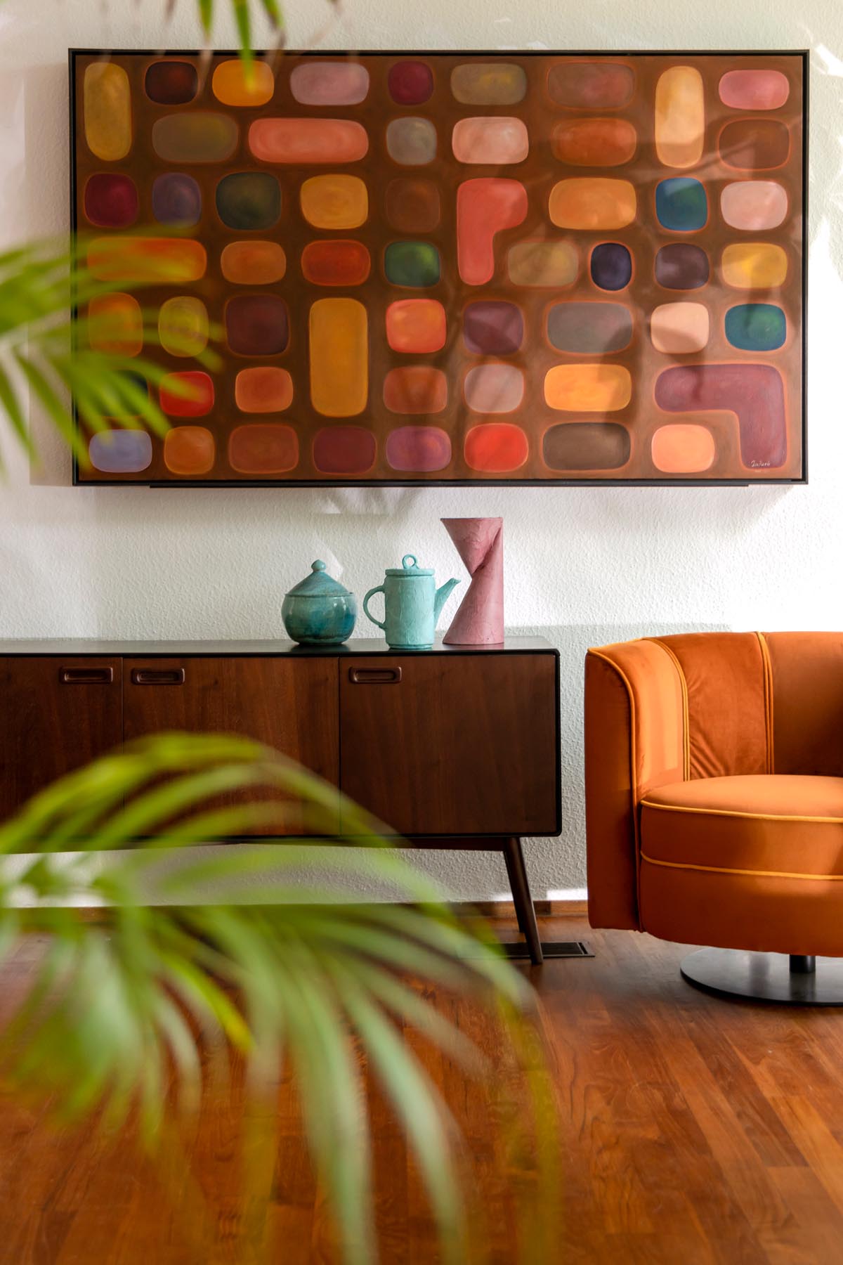 Sideboard Juju High in Mehrfarbig präsentiert im Onlineshop von KAQTU Design AG. Sideboard ist von Dutchbone