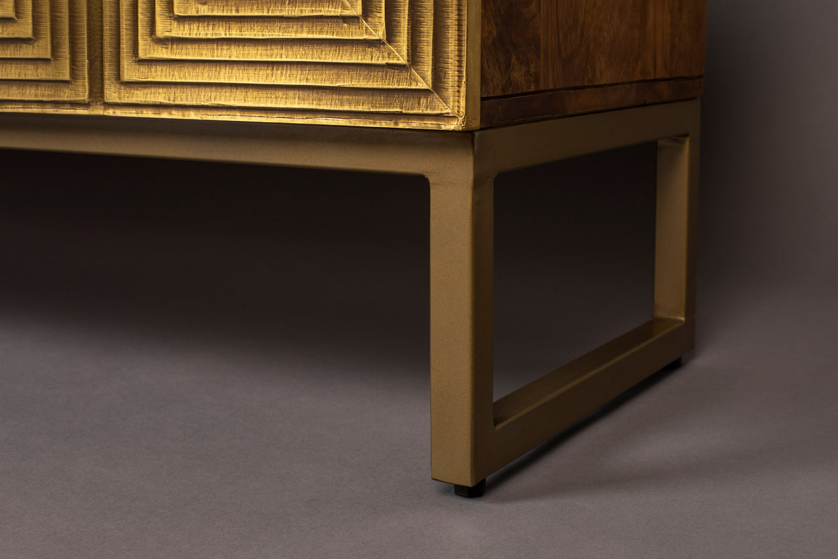 Sideboard Volan in Gold präsentiert im Onlineshop von KAQTU Design AG. Sideboard ist von Dutchbone