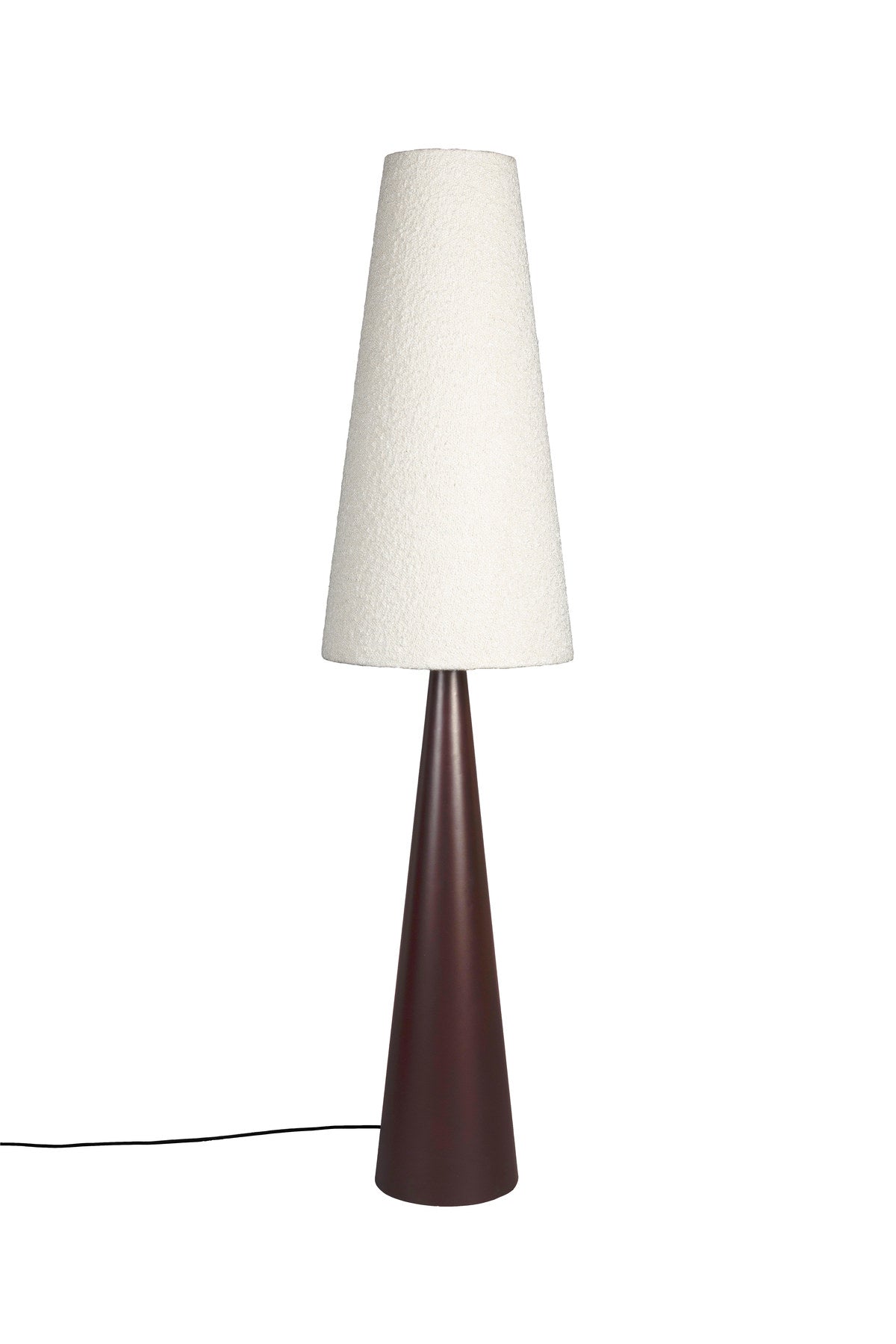 Stehleuchte Miki Bouclé in Beige präsentiert im Onlineshop von KAQTU Design AG. Stehleuchte ist von Dutchbone