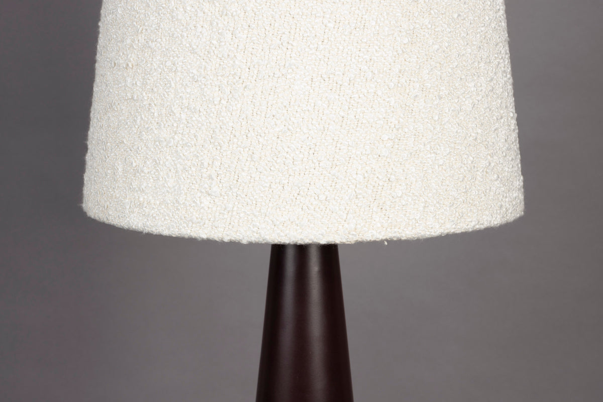 Stehleuchte Miki Bouclé in Beige präsentiert im Onlineshop von KAQTU Design AG. Stehleuchte ist von Dutchbone