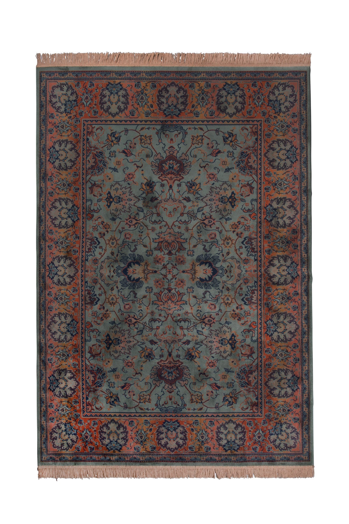 Teppich BID in Grün präsentiert im Onlineshop von KAQTU Design AG. Teppich ist von Dutchbone
