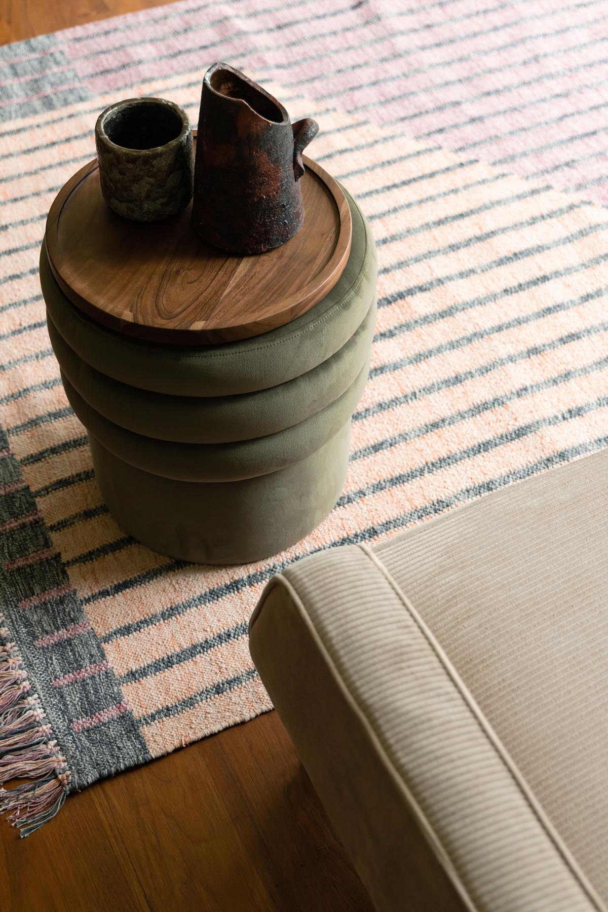 Teppich Hampton in Lilac präsentiert im Onlineshop von KAQTU Design AG. Teppich ist von Dutchbone