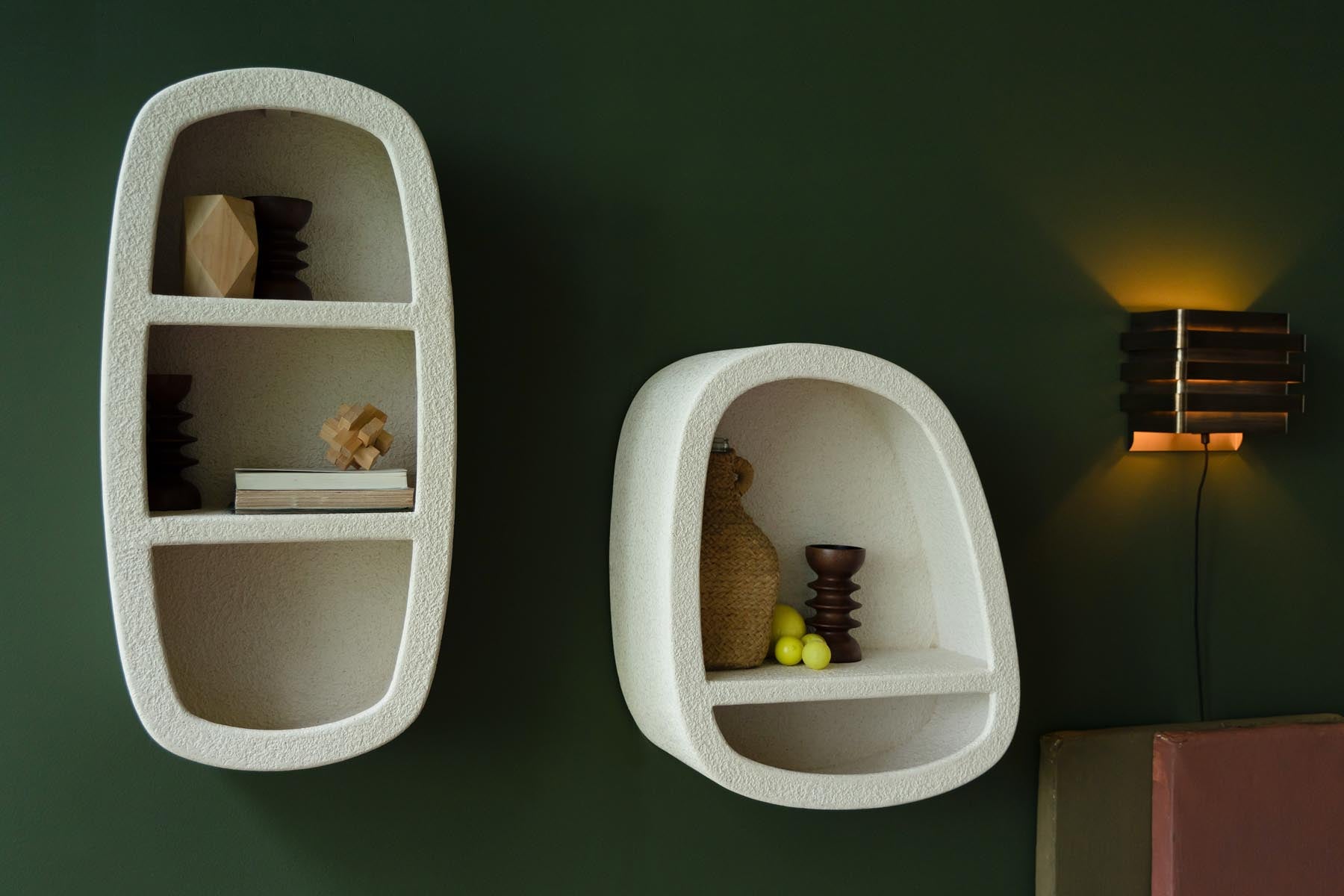 Wandregal Veda 1 Shelf in Beige präsentiert im Onlineshop von KAQTU Design AG. Wandregal ist von Dutchbone