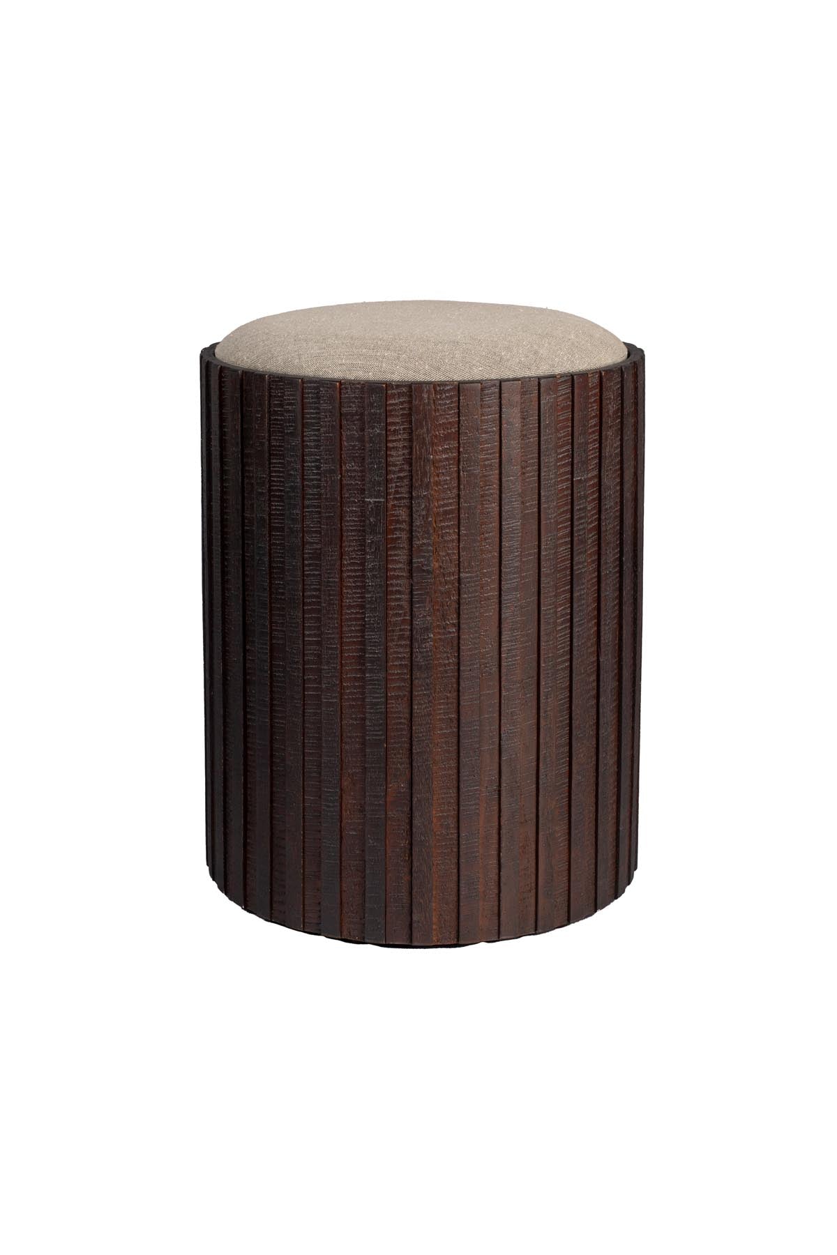 Sitzhocker mit Stauraum Bay High in Braun präsentiert im Onlineshop von KAQTU Design AG. Pouf ist von Dutchbone