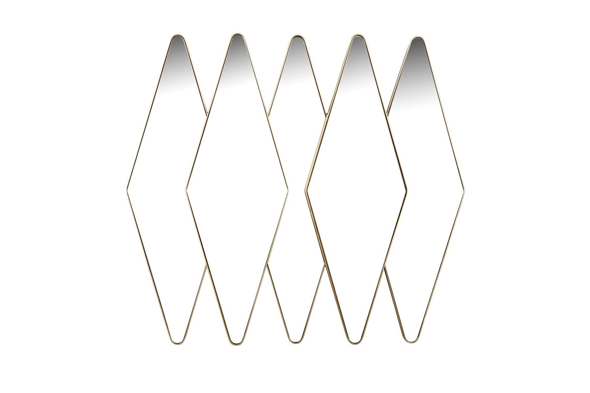 Spiegel Kyoko in Gold präsentiert im Onlineshop von KAQTU Design AG. Wandspiegel ist von Dutchbone