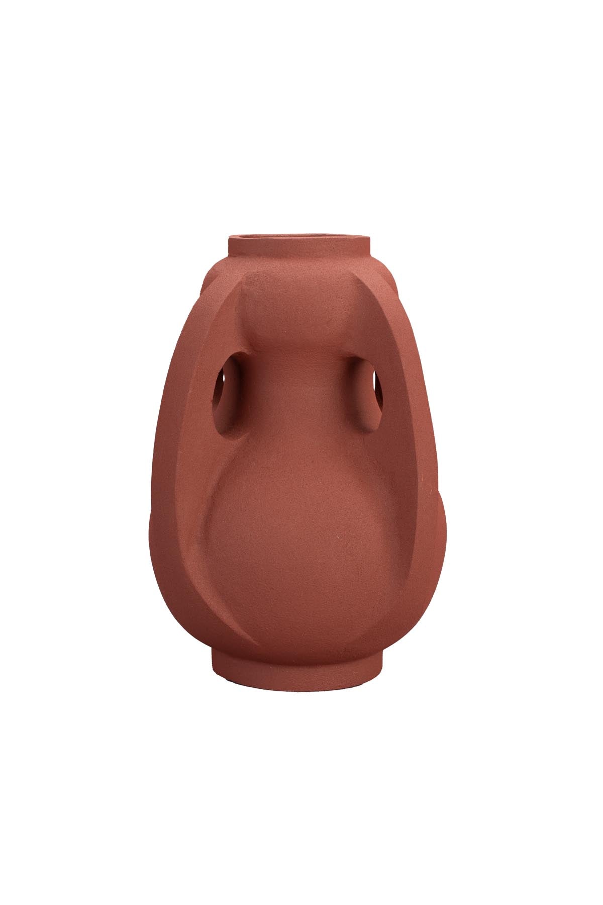 Vase Thiago M Terra in Rot präsentiert im Onlineshop von KAQTU Design AG. Vase ist von Dutchbone