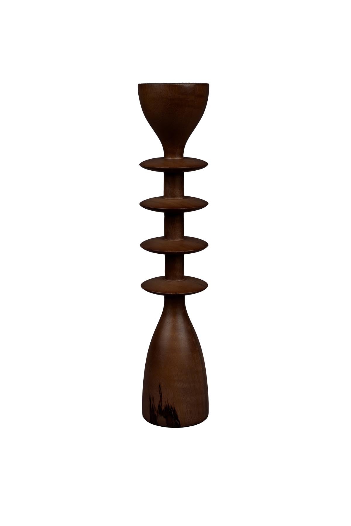Kerzenhalter Pernilla in Braun präsentiert im Onlineshop von KAQTU Design AG. Kerzenständer ist von Dutchbone