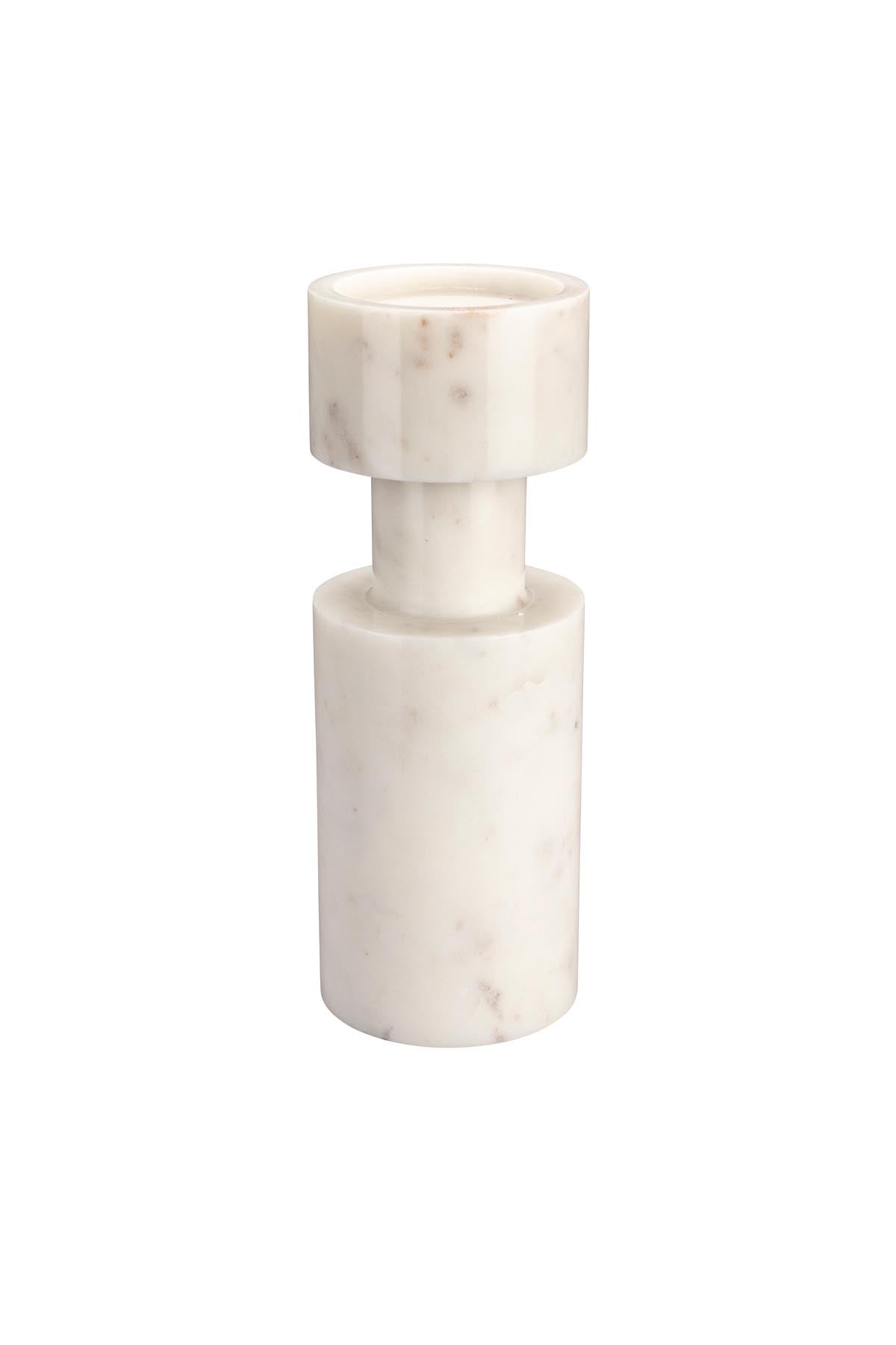 Kerzenständer Paros Weiss in Weiss präsentiert im Onlineshop von KAQTU Design AG. Kerzenständer ist von Dutchbone