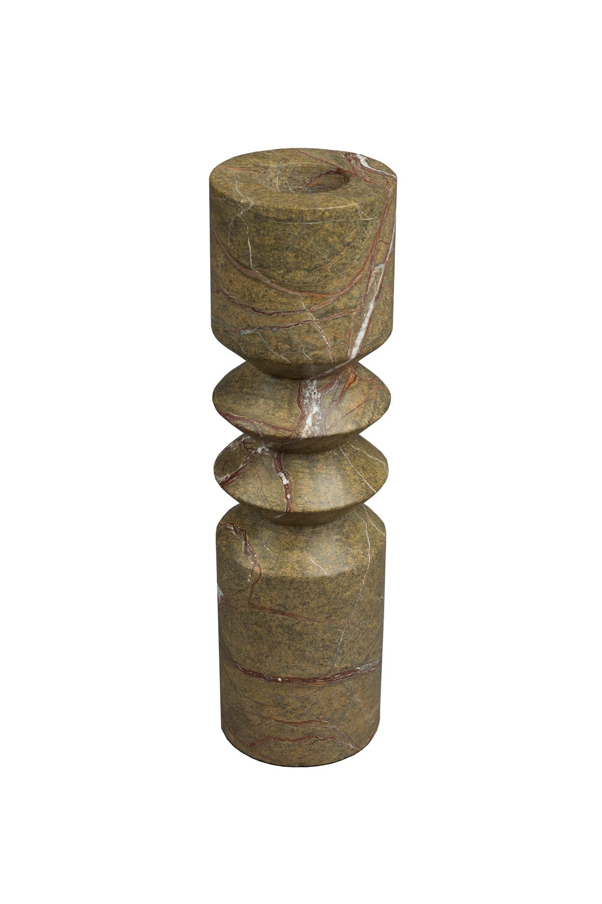 Kerzenständer Satpura Brauner Marmor in Braun präsentiert im Onlineshop von KAQTU Design AG. Kerzenständer ist von Dutchbone