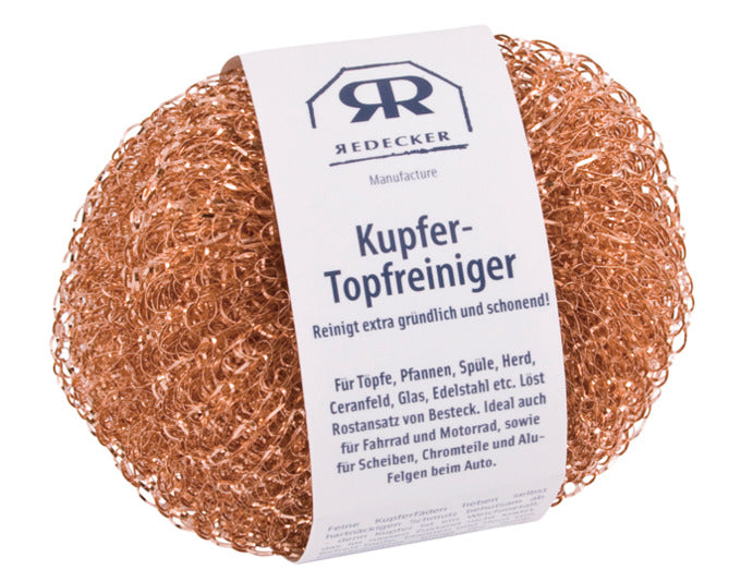 REDECKER Kupfertopfreiniger 2 Stück ø 7.5 cm in präsentiert im Onlineshop von KAQTU Design AG. Reinigungsmittel ist von REDECKER