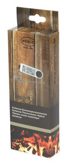RÖSLE Kerntemperaturmesser digital in Silber präsentiert im Onlineshop von KAQTU Design AG. Grillthermometer ist von RÖSLE
