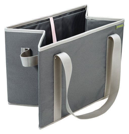 MEORI Einkaufskorb faltbar granite grey in Granite grey, Grau präsentiert im Onlineshop von KAQTU Design AG. Tasche ist von MEORI