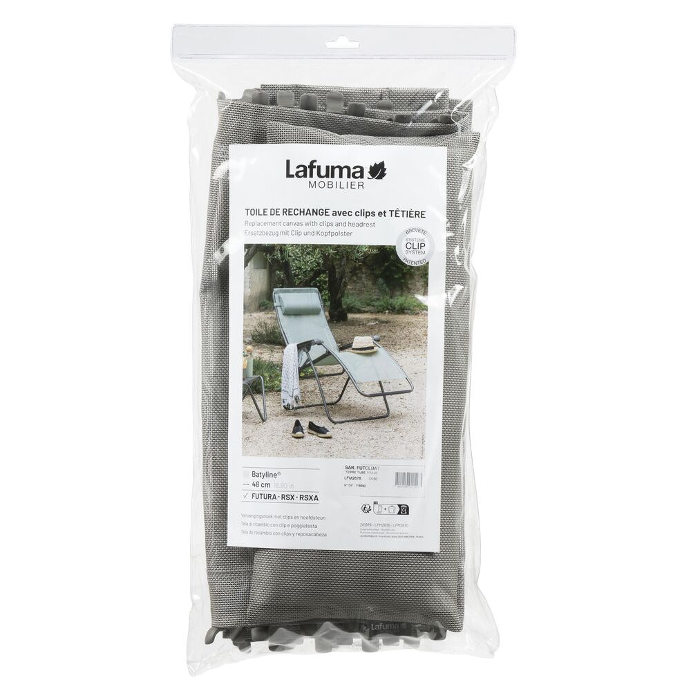 LAFUMA Garnitur Futura Clip terre in Terre, Grau präsentiert im Onlineshop von KAQTU Design AG. Outdoor Zubehör ist von LAFUMA