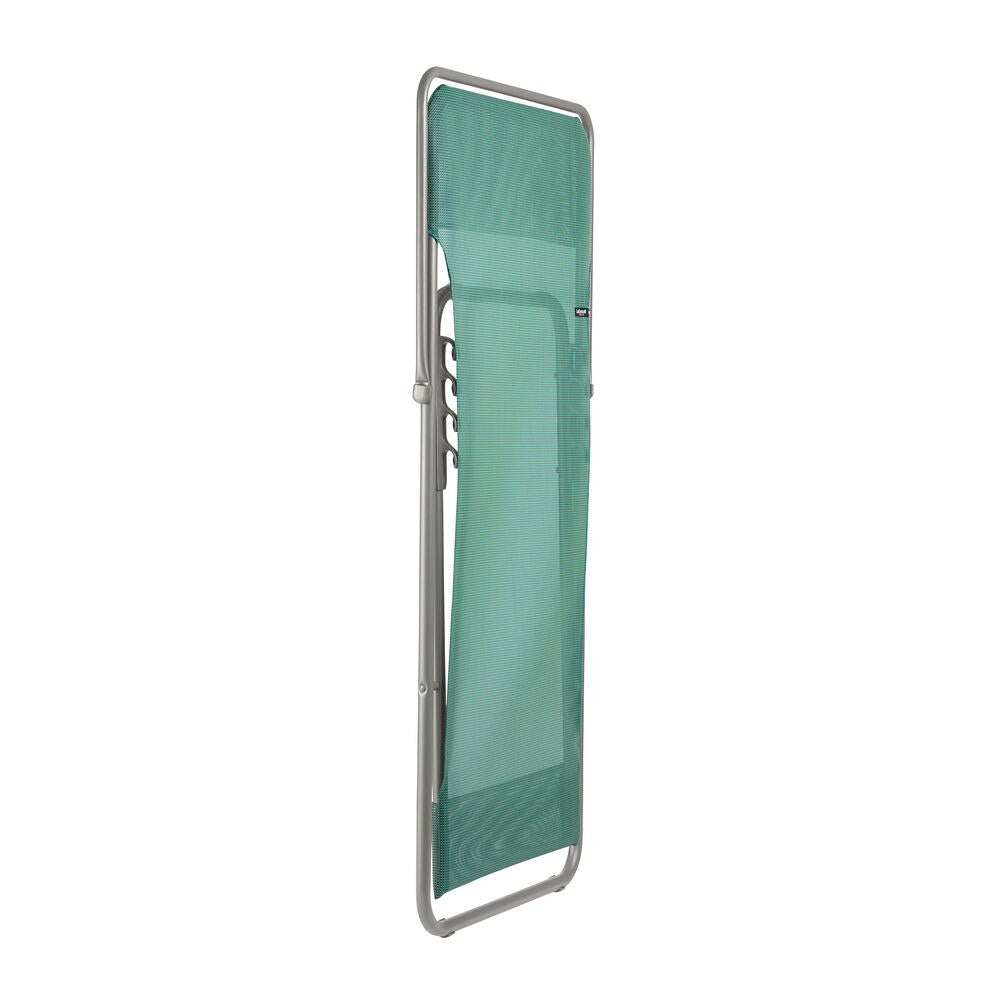 LAFUMA Sessel Maxi Transat chlorophyle in Chlorophyle, Grün, Titane, Grau präsentiert im Onlineshop von KAQTU Design AG. Liegestuhl ist von LAFUMA