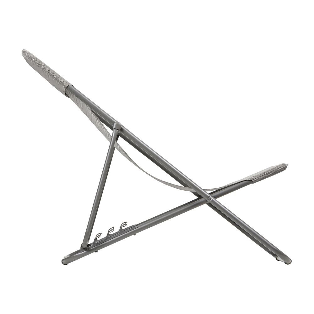 LAFUMA Sessel Maxi Transat CB terre in Terre, Grau präsentiert im Onlineshop von KAQTU Design AG. Liegestuhl ist von LAFUMA