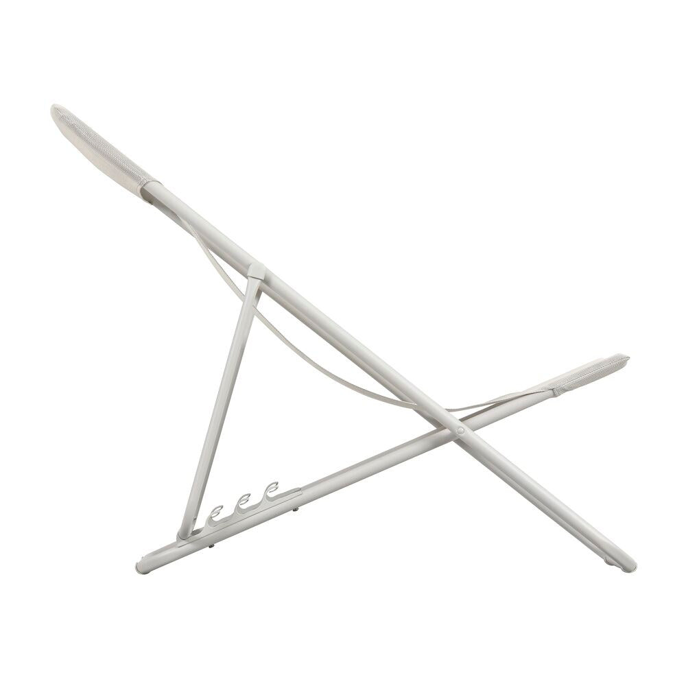 LAFUMA Sessel Maxi Transat seigle, Gestell seigle in Seigle, Braun präsentiert im Onlineshop von KAQTU Design AG. Liegestuhl ist von LAFUMA