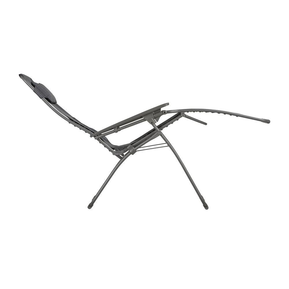 LAFUMA Relaxsessel Futura Clip XL obsidian titane II in Obsidian, Grau, Titane präsentiert im Onlineshop von KAQTU Design AG. Liegestuhl ist von LAFUMA