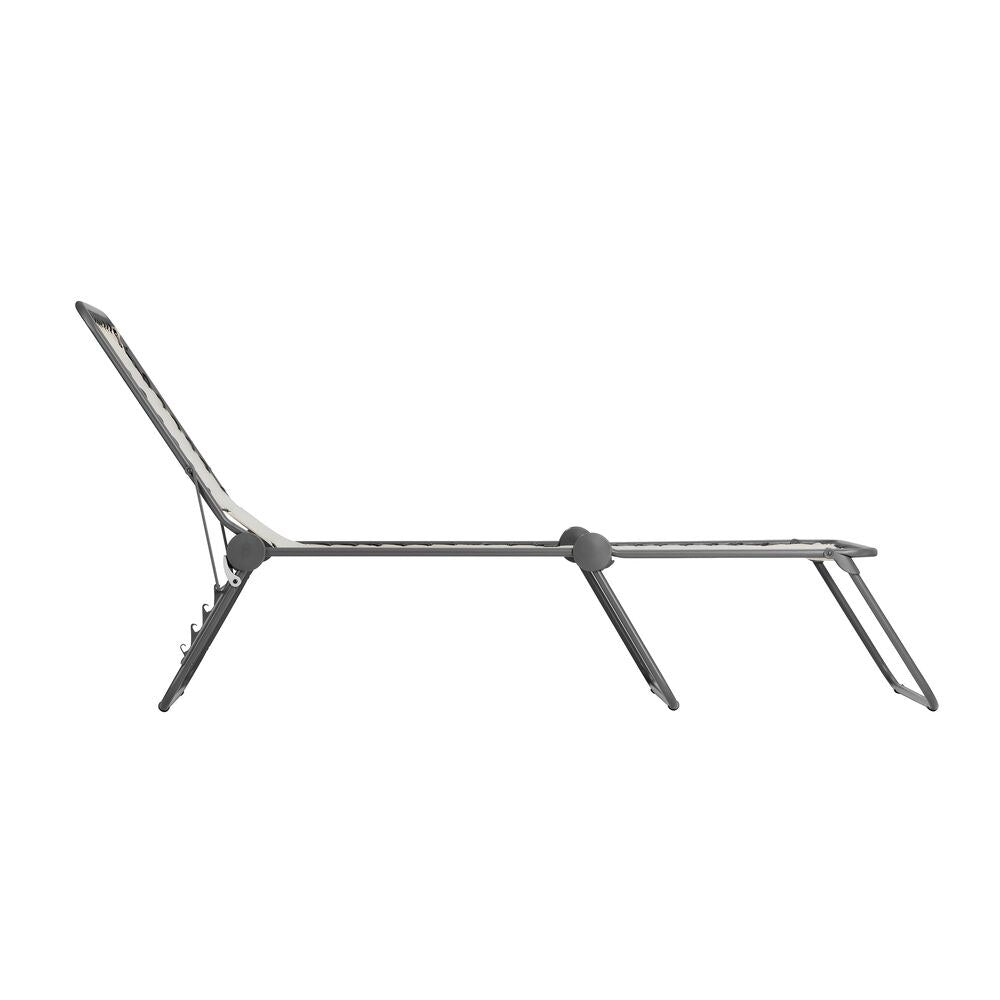 LAFUMA Liege Siesta seigle titane in Seigle, Braun, Titane, Grau präsentiert im Onlineshop von KAQTU Design AG. Liegestuhl ist von LAFUMA