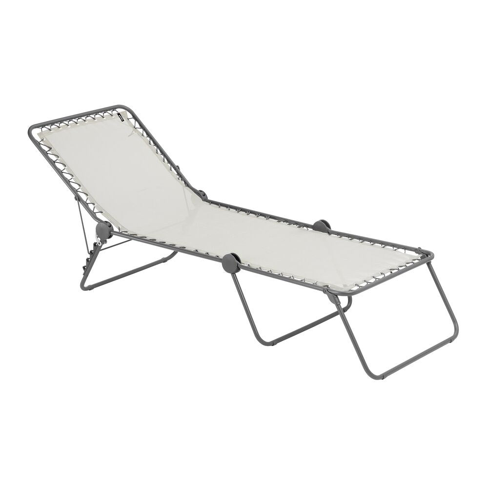 LAFUMA Liege Siesta seigle titane in Seigle, Braun, Titane, Grau präsentiert im Onlineshop von KAQTU Design AG. Liegestuhl ist von LAFUMA