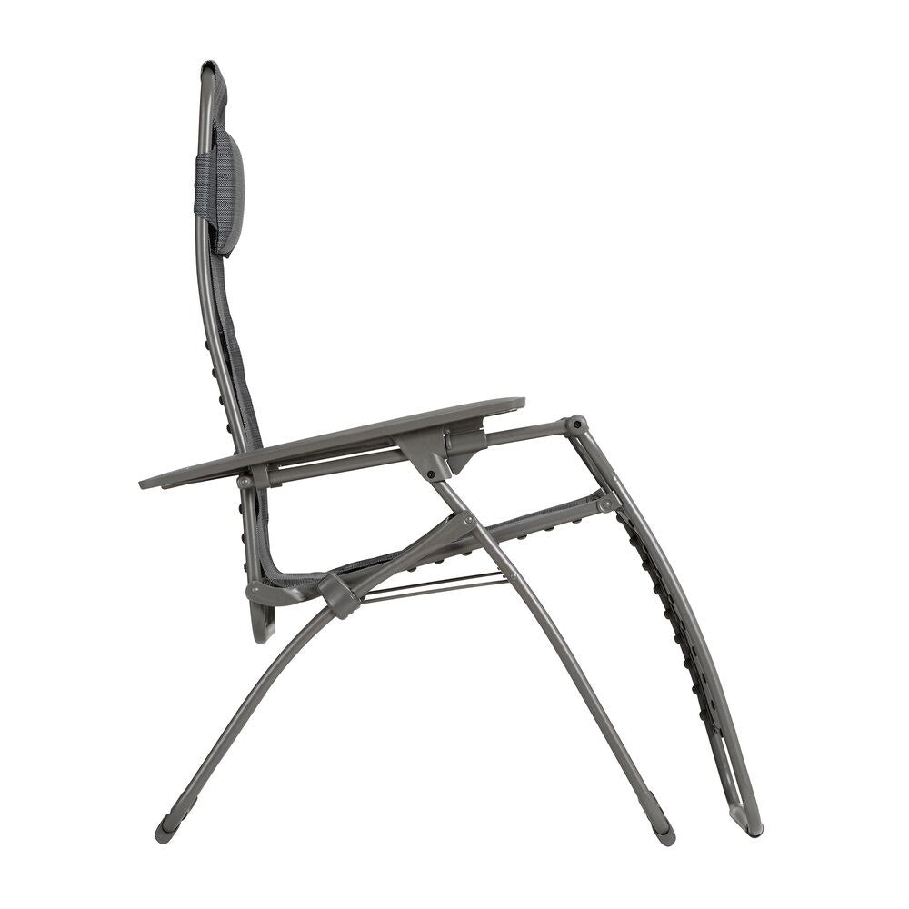 LAFUMA Relaxsessel Futura Clip obsidian titane II in Obsidian, Grau, Titane präsentiert im Onlineshop von KAQTU Design AG. Liegestuhl ist von LAFUMA