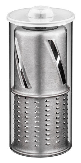 SOLIS Trommelraffel Slice & More Typ 8401 in Schwarz, Silber präsentiert im Onlineshop von KAQTU Design AG. Reiben + Raffeln ist von SOLIS