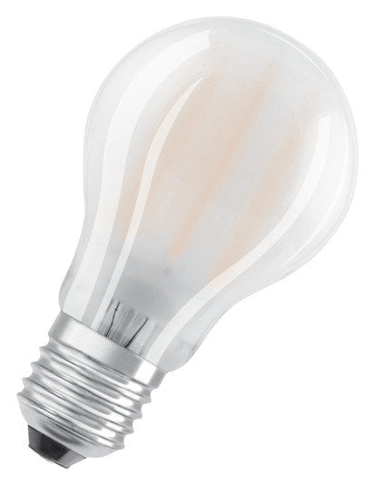 OSRAM LED-Lampe Star Classic A E27 7.5W 1055lm frosted Warm White in Matt, Satiniert präsentiert im Onlineshop von KAQTU Design AG. Leuchtmittel ist von OSRAM