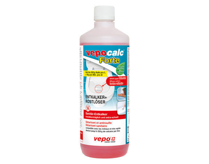 VEPO Entkalker und Rostlöser Forte vepocalc 1000 ml in präsentiert im Onlineshop von KAQTU Design AG. Reinigungsmittel ist von VEPO