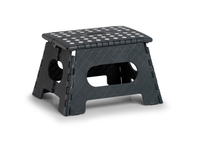 ZELLER Klapphocker Kunststoff anthrazit 35x28x22 cm in präsentiert im Onlineshop von KAQTU Design AG. Hocker ist von ZELLER PRESENT