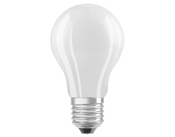 OSRAM LED-Lampe Retrofit Superstar Classic A E27 7.5W 1055lm dimmable frosted Warm White in Matt, Satiniert präsentiert im Onlineshop von KAQTU Design AG. Leuchtmittel ist von OSRAM