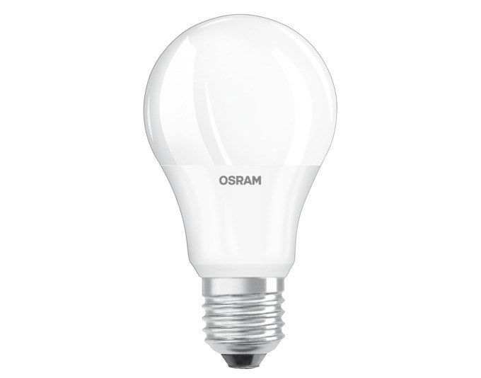OSRAM LED-Lampe Star Classic A Daylight Sensor E27 9.0W 806lm frosted Warm White in Matt, Satiniert präsentiert im Onlineshop von KAQTU Design AG. Leuchtmittel ist von OSRAM