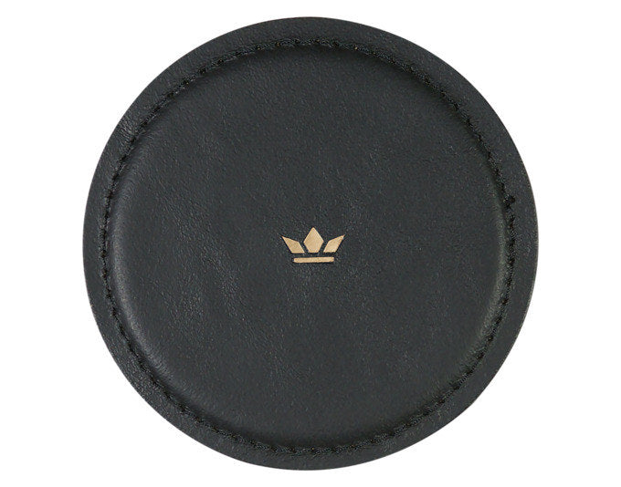 DUTCHDELUXES Untersetzer Leder 4 Stück black in Black, Schwarz präsentiert im Onlineshop von KAQTU Design AG. Glasuntersetzer ist von DUTCHDELUXES