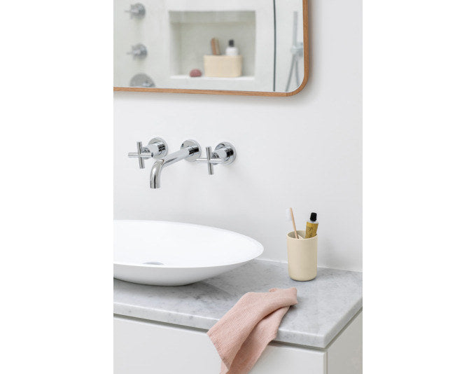 BRABANTIA Zahnbürstenhalter ReNew soft beige in Soft beige, Weiss präsentiert im Onlineshop von KAQTU Design AG. Zahnbürstenhalter ist von BRABANTIA