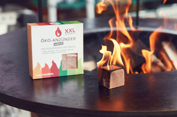 MCBRIKETT Grillanzünder XXL 9 Anzündwürfel in Braun präsentiert im Onlineshop von KAQTU Design AG. Grillzubehör ist von MCBRIKETT