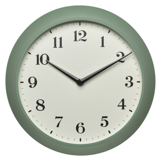 TFA Funk-Wanduhr Retro Look grün in präsentiert im Onlineshop von KAQTU Design AG. Wanduhr ist von TFA