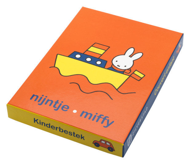 ZILVERSTAD Kinderbestecke Miffy Fahrzeuge 4-teilig in Silber präsentiert im Onlineshop von KAQTU Design AG. Kinderbesteck ist von ZILVERSTAD