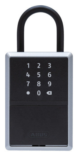ABUS Schlüsselsafe Keygarage 797 Smart Bluetooth mit Bügel SB in Schwarz, IGP Trend 9, Silber präsentiert im Onlineshop von KAQTU Design AG. Schlüsselkasten ist von ABUS