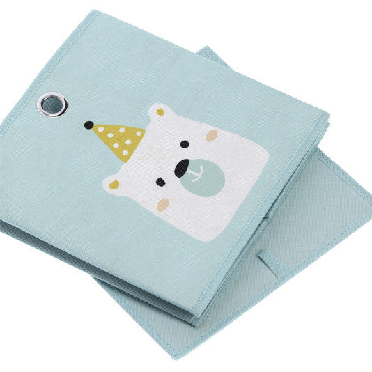 ZELLER PRESENT Aufbewahrungsbox Icebear mint Vlies 28x28x28 cm in Mint, Grün, Dekoriert präsentiert im Onlineshop von KAQTU Design AG. Aufbewahrungsboxen ist von ZELLER PRESENT