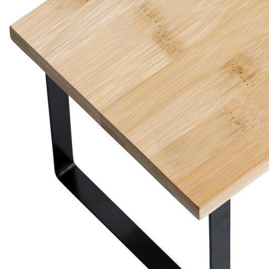 ZELLER PRESENT Regal Bambus und Metall 15.5x36 cm in Natur, Braun, Schwarz präsentiert im Onlineshop von KAQTU Design AG. Regalsystem ist von ZELLER PRESENT