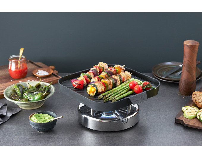 KISAG Grillplatte Quadro zu Longfire 25x25x3 cm Antihaft in Schwarz präsentiert im Onlineshop von KAQTU Design AG. Grillplatten ist von KISAG