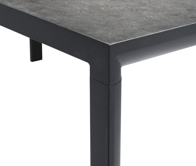 SIENA GARDEN Tisch Rondo 180x100x74 cm mit Holzeinsatz in Anthrazit, Grau präsentiert im Onlineshop von KAQTU Design AG. Gartentisch ist von SIENA GARDEN