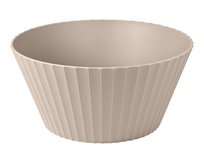 BLIM PLUS Schüssel Nettuno Gr. L ø 25 cm H 12 cm grau in Moka grey, Grau präsentiert im Onlineshop von KAQTU Design AG. Schale ist von BLIMPLUS