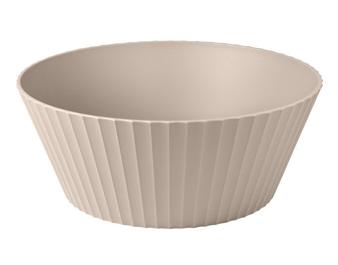 BLIM PLUS Schüssel Nettuno Gr. XL ø 30 cm H 12 cm grau in Moka grey, Grau präsentiert im Onlineshop von KAQTU Design AG. Schale ist von BLIMPLUS