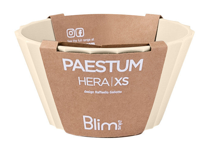 BLIM PLUS Schüssel Hera Gr. XS ø 11 cm H 6 cm beige in Brown sugar, Weiss präsentiert im Onlineshop von KAQTU Design AG. Schüssel ist von BLIMPLUS