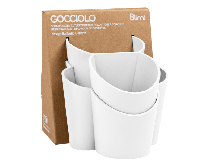 BLIM PLUS Besteckabtropfer Gocciolo weiss in präsentiert im Onlineshop von KAQTU Design AG. Abwasch ist von BLIMPLUS