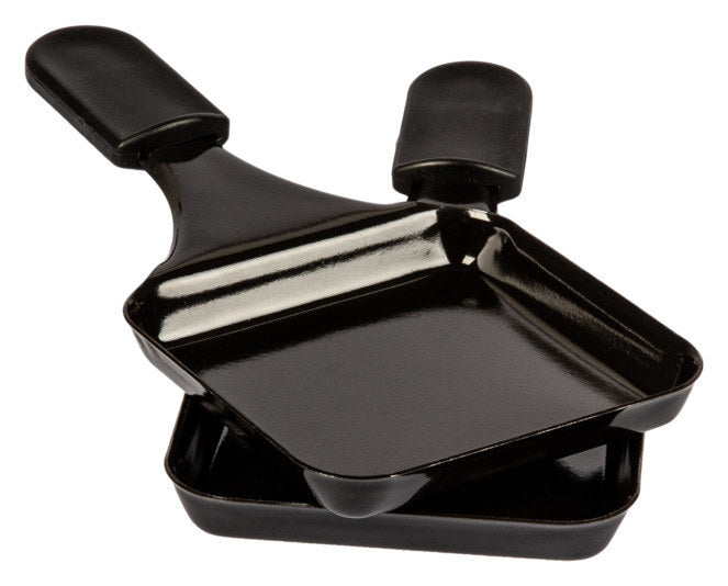 STÖCKLI Raclette Pfännchen 2 Stück in Schwarz präsentiert im Onlineshop von KAQTU Design AG. Raclette ist von STÖCKLI