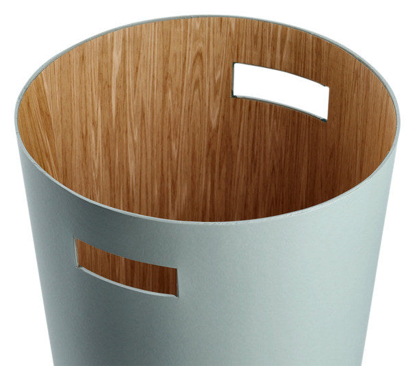 ZELLER Papierkorb mint ø 25x30 cm in Mint, Grün, Natur, Braun präsentiert im Onlineshop von KAQTU Design AG. Papierkorb ist von ZELLER PRESENT